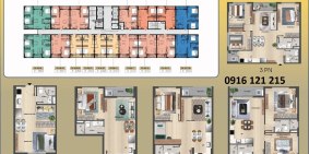 Bán căn tổng thống 06, 79m2, 03BR view quảng trường, nhạc nước SunGroup