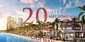 Duy nhất 04 căn villa đơn lập trực diện mặt sông Hàn CK đến 18% chỉ trong T7