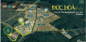 Bán lô đất full thổ vị trí đẹp tại KĐT Đức Hoà,sổ hồng riêng,DT:85m,giá 1,6 tỷ