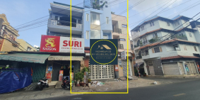 Cho thuê nhà mặt tiền Văn Cao 99m2 3 Lầu+ST, 29Triệu, gần trường GTVT