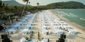 Cho thuê bãi biển tổ chức sự kiện và chòi sát bãi biển tại Phú Quốc