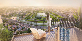 Căn góc 78m2 view sông Sài Gòn, 32tr/m2 - căn hộ cao cấp A&T Sky Garden QL13