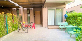 Cho thuê căn bìa vườn Nhà phố 1 trệt 1 lầu full nội thất Waterpoint. 10 triệu