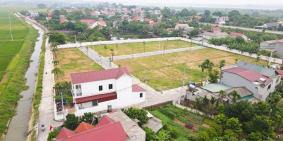Cần bán 200m2 đất đấu giá full thổ cư mà giá có 7tr/m2, các trục chính 20m.