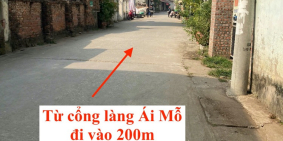 CHÍNH CHỦ BÁN ĐẤT NGÕ 25 CHÙA THÔNG, SƠN TÂY, HÀ NỘI