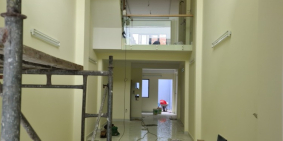 Cho thuê nhà mặt tiền nguyên căn 1trệt,1Lững ,2 lầu  Phạm Thế Hiển Q 8