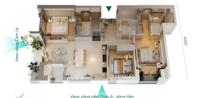 BÁN CĂN HỘ 3PN - MÃ CĂN 04 - VISTA RESIDENCE ĐÀ NẴNG | CĂN GÓC, VIEW ĐẸP