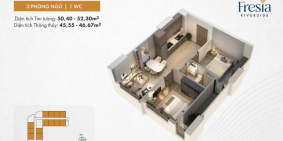 mua căn hộ fresia riverside tân vạn biên hoà chỉ với 400tr