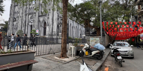 Khách sạn mặt phố Ấu Triệu 74m 8 tầng 17phòng 918tr/m