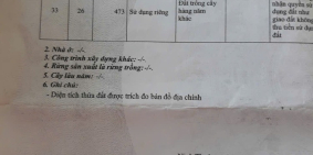 Chính chủ bán đất trồng cây lâu năm xây nhà ở được giá rẻ 650triệu LH 0364340843