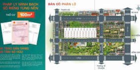 Long Hà Bình Phước 370m2, mặt tiền đg 18m, gần 2 KCN hỗ trợ vay 70%