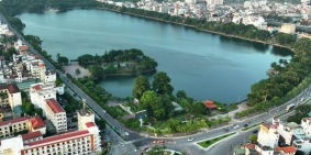 Bán lô đất thương mại dịch vụ 2817m2 mặt đường Thanh Niên, view hồ Bạch Đằng, TP