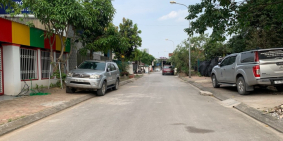 Bán 121,3m đất TĐC Trâu Quỳ, trước đường 17m, sau 13m  mặt tiền siêu đẹp 6,4m