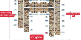 Bán gấp căn hộ sông Hàn 2PN Peninsula, view trực diện sông, view pháo hoa