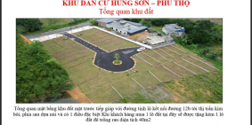 MUA 1 LÔ ĐẤT – TẶNG 1 LÔ LIỀN KỀ TẠI KIM BÔI, HÒA BÌNH Giá chỉ từ 290TR/lô