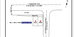 Bán nền tặng Showroom góc 2 Mặt Tiền đường Nguyễn Đệ . Hiện có HĐ thuê 25tr/ thá