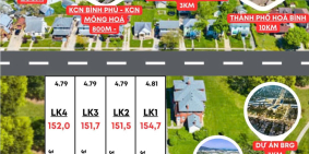 E cần bán gấp lô đất gần KCN Bình Phú - Hòa bình .