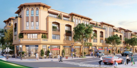 Bán nhà phố liền kề Vinhomes Cần Giờ, mặt đường Ánh Sáng 27, hướng nam nhìn 108