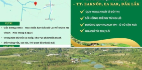 7 Lô Đất Sổ Hồng nằm ngay trung tâm xã Eaknốp, tỉnh Đắk Lắk cần tìm chủ mới