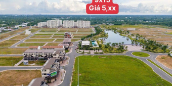 Lô góc 2 mặt tiền 122,5m2 thổ cư sổ hồng riêng 