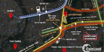 Bán căn hộ Eaton Park mặt tiền Mai chí thọ , giai đoạn 1, giá cđt