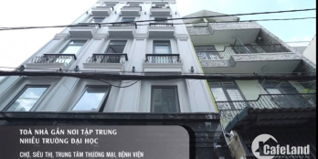 Bán toà nhà CHDV hẻm xe hơi 10m Phường 17, Quận GV. DT 7,5m X 33m kết cấu 8 tầng