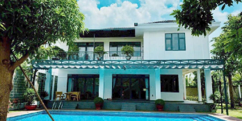 HÓC MÔN, BÁN BIỆT THỰ SÂN VƯỜN NHỊ BÌNH, CÓ HỒ BƠI, CHỈ 23.9 TỶ