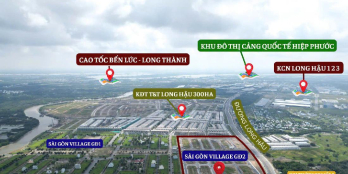 Đất nền sổ hồng riêng Nam Sài Gòn, giá chỉ 35 triệu/m2 , thích hợp đầu tư 