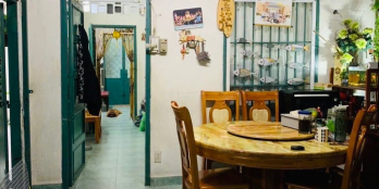 Nhà gần mặt tiền đường, 64m2, ngang hơn 4m (nở 5.5m), hẻm thông thoáng mát @ 