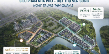 𝐆𝐋𝐀𝐃𝐈𝐀 𝐁𝐘 𝐓𝐇𝐄 𝐖𝐀𝐓𝐄𝐑𝐒 - Nhà phố & biệt thự ven sông Quận 2 gần sân bay Long Thành