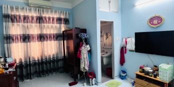 Nhà liền kề, mới, 52m2, ngang 4m, hẻm 6m, khu dân trí và an ninh @. 