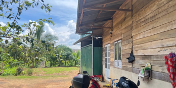 bán đất thổ cư + nhà vườn giáp suối và vườn trái cây 