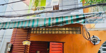 Nhà 4 tầng 4pn HC đủ - sổ 46m2 (4,35/ 5 x 11,2) - hẻm trước nhà 3m. Chỉ 5,2 tỷ