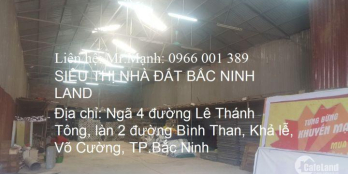 Cho thuê kho xưởng tại khu Võ Cường, TP.Bắc Ninh