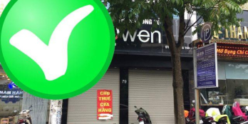 Cho thuê cửa hàng phố Nguyễn Văn Huyên để kinh doanh shop thời trang giá 40tr/tháng.