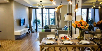 Cho thuê chung cư 3PN Home City V1 Trung Kính 100m 17 triệu vào ngay