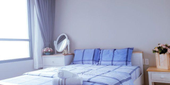 CH Gold View 2PN - 1WC full nội thất đẹp, có balcony thoáng mát, giá 16tr/tháng. LH: 0931448466 Cúc