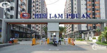 Chính chủ căn cho thuê căn góc hướng Đông Nam lầu 7 Him Lam Phú An, giá 7 triệu/tháng bao PQL + rèm