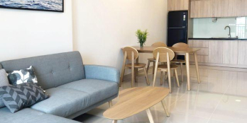 Cho thuê gấp căn hộ Golden Mansion, 2PN, 70m2, đầy đủ nội thất, 17 triệu/tháng, view sân bay