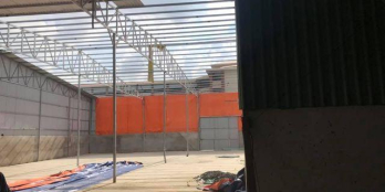 Cho thuê kho 1.050m2 (100.000đ/m2) mặt tiền 520, P. Bình Long, Quận Tân Phú.