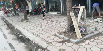 Cho thuê nhà MP Trường Chinh 95m2x2,5 tầng 55tr/tháng