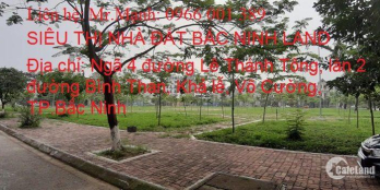 Cần bán gấp lô đất giãn dân làn 2 Nguyễn Quyền nhìn sang vườn hoa, TP.Bắc Ninh