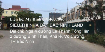 Cần tiền bán gấp lô đất làn 2 Bình Than, Khả Lễ, TP.Bắc Ninh