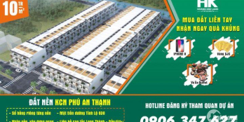 ĐẤT NỀN VÀNG GIÁ RẺ NGAY KCN PHÚ AN THẠNH TT BẾN LỨC GIÁ CHỈ 900TR NỀN 100m2