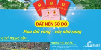 đất nền đã có sổ đỏ cẩm sơn cẩm phả