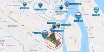 Cần bán đất nền 3 mặt tiền view sông đồng hới, Quảng Bình