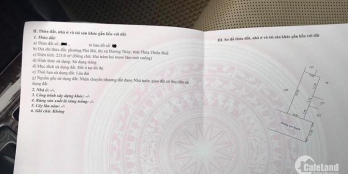 Cần bán đất Làng Bộ Đội Đường Nguyễn Khoa Văn  Diện tích : 225m2.Hướng Nam Vị trí: Đường Nguyễn Khoa Văn Phường Phú Bài TX Hương Thuỷ TT Huế , đường rộng4m