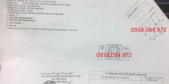 Bán đất thổ cư, DT 96.2m2 sổ riêng ngay Ngã 3 Bình Mỹ và Võ Văn Bích