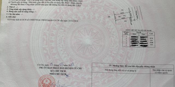 CỦ CHI - BÁN ĐẤT 2 MẶT TIỀN ĐƯỜNG NHỰA SHR