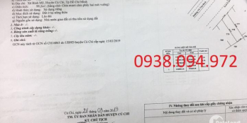 Cần bán 99m2 đất thổ cư gần chợ Hóc Môn, có sổ hồng riêng, xây tự do